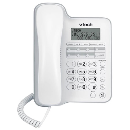 Vtech Vtech 1 pk Digital Telephone White CD1153